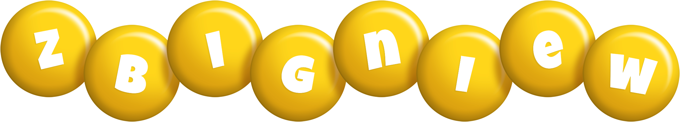 Zbigniew candy-yellow logo