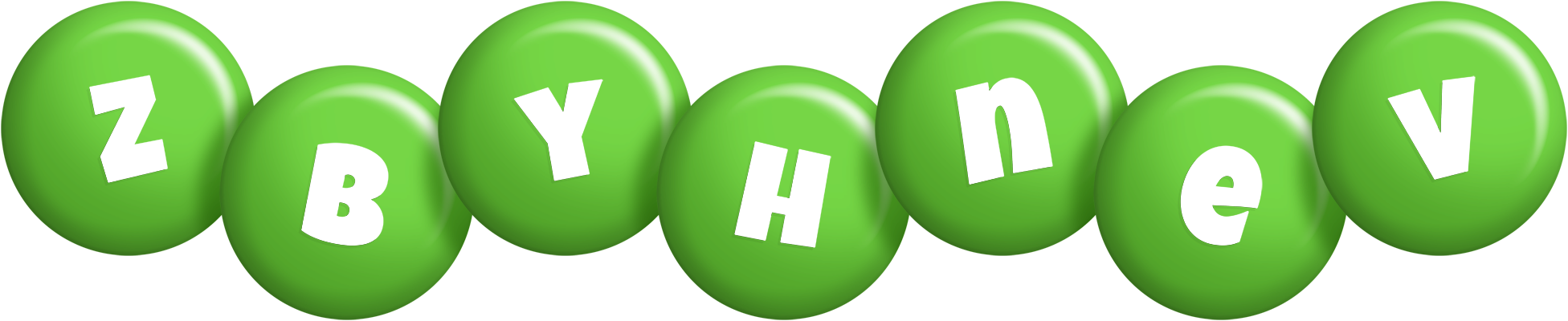 Zbyhnev candy-green logo