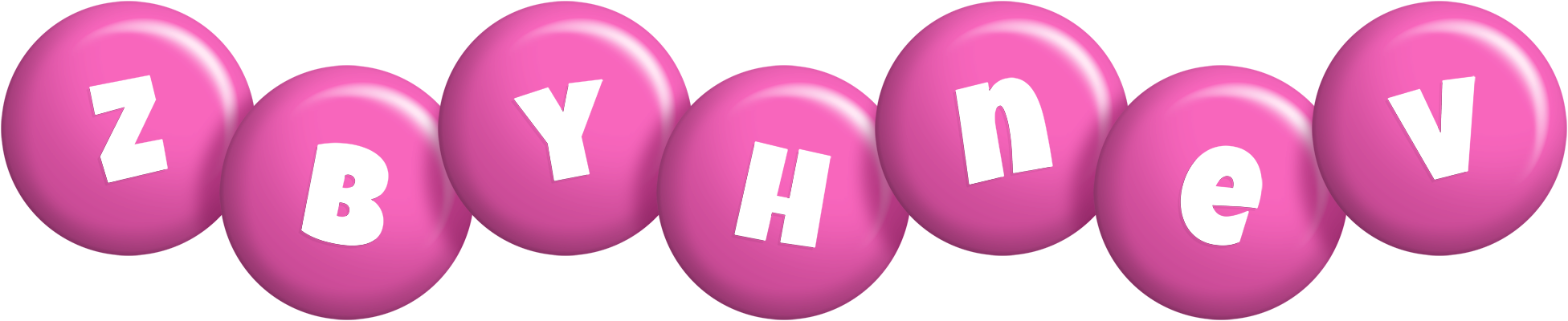 Zbyhnev candy-pink logo