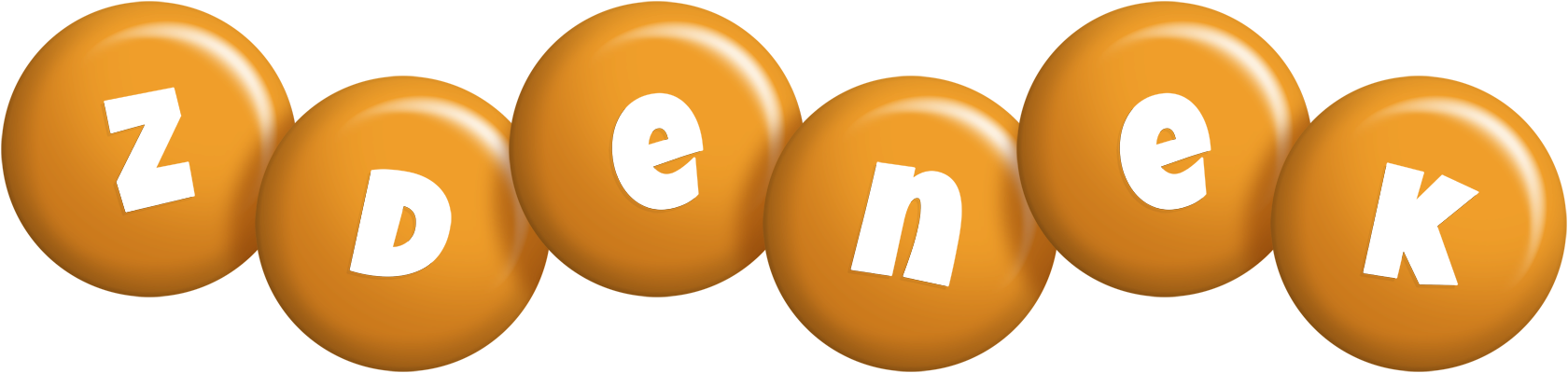 Zdenek candy-orange logo