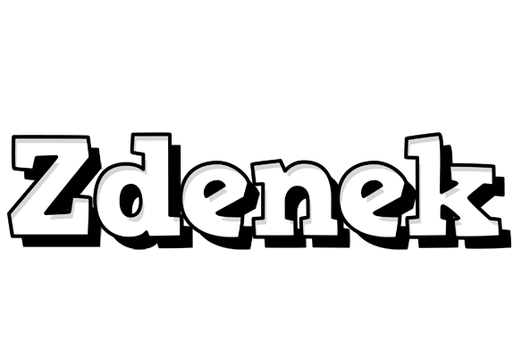 Zdenek snowing logo