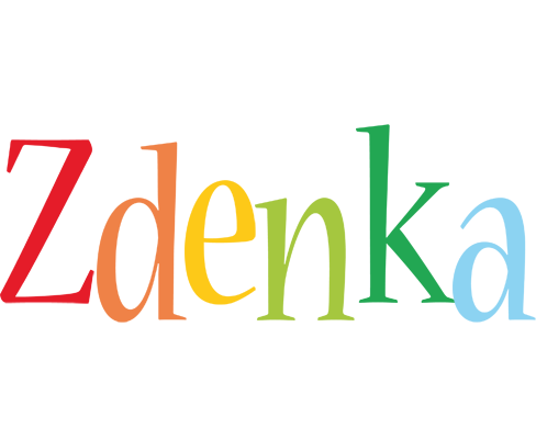 Zdenka birthday logo