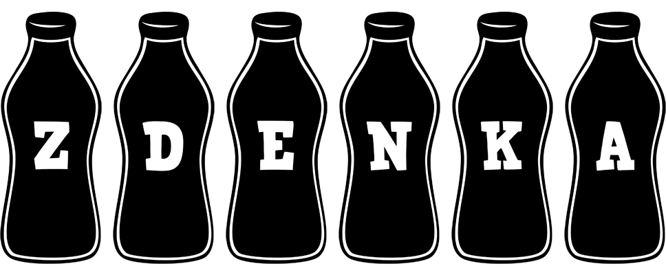 Zdenka bottle logo