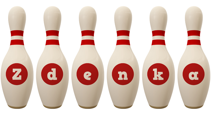Zdenka bowling-pin logo