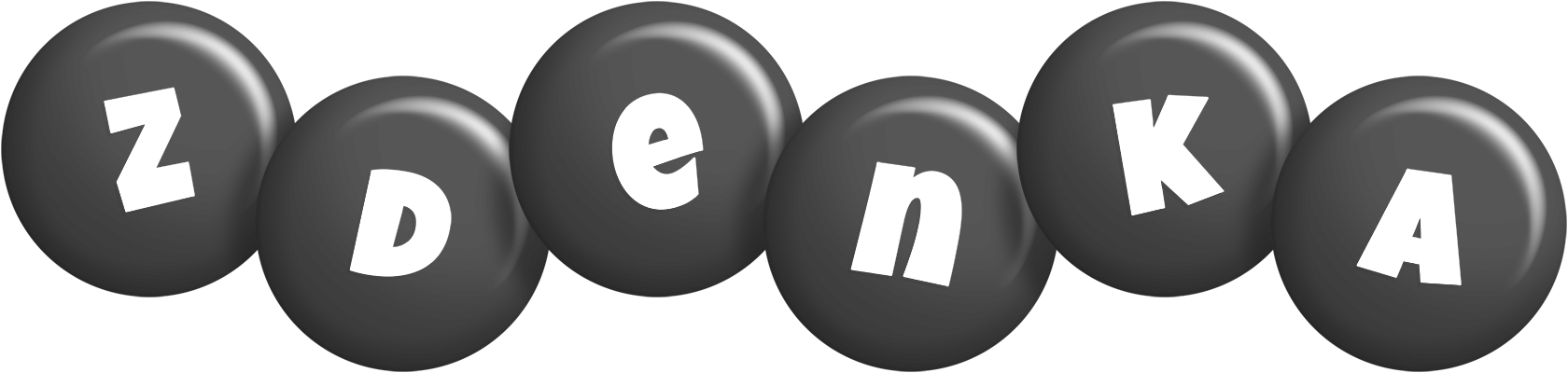 Zdenka candy-black logo