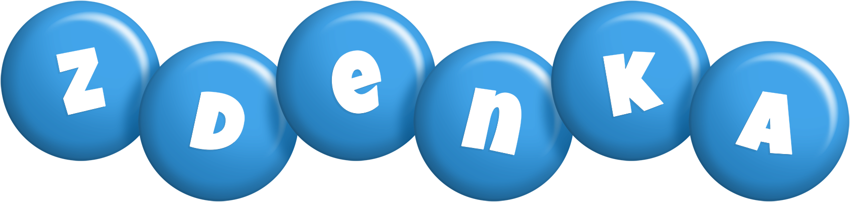 Zdenka candy-blue logo