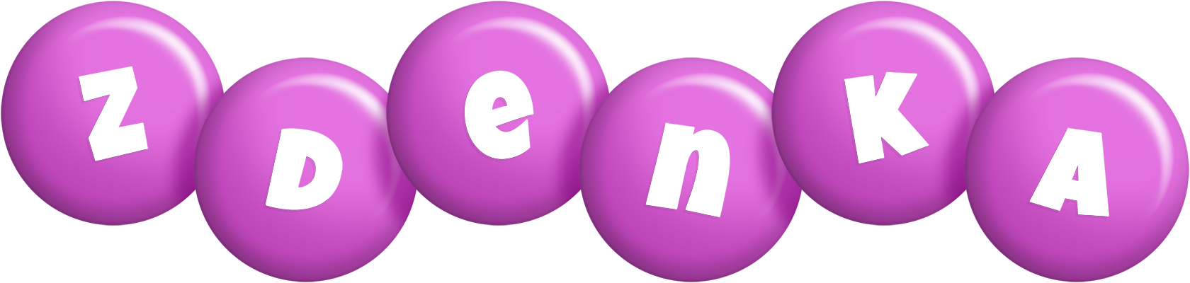 Zdenka candy-purple logo
