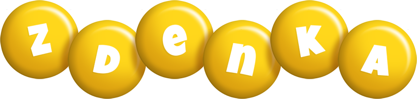 Zdenka candy-yellow logo