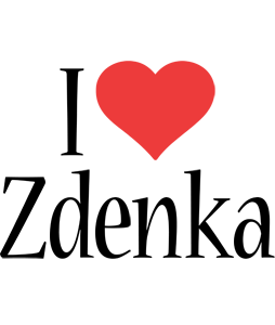 Zdenka i-love logo