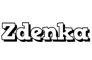 Zdenka snowing logo