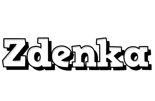 Zdenka snowing logo