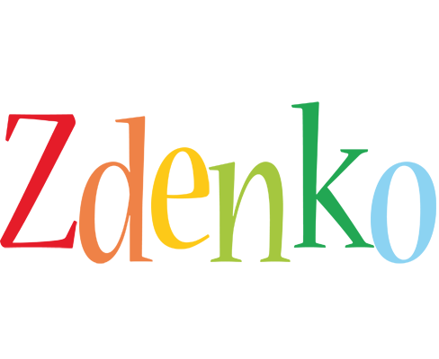 Zdenko birthday logo