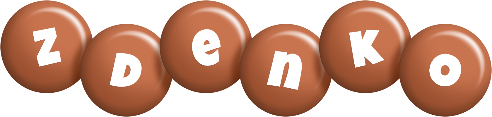 Zdenko candy-brown logo