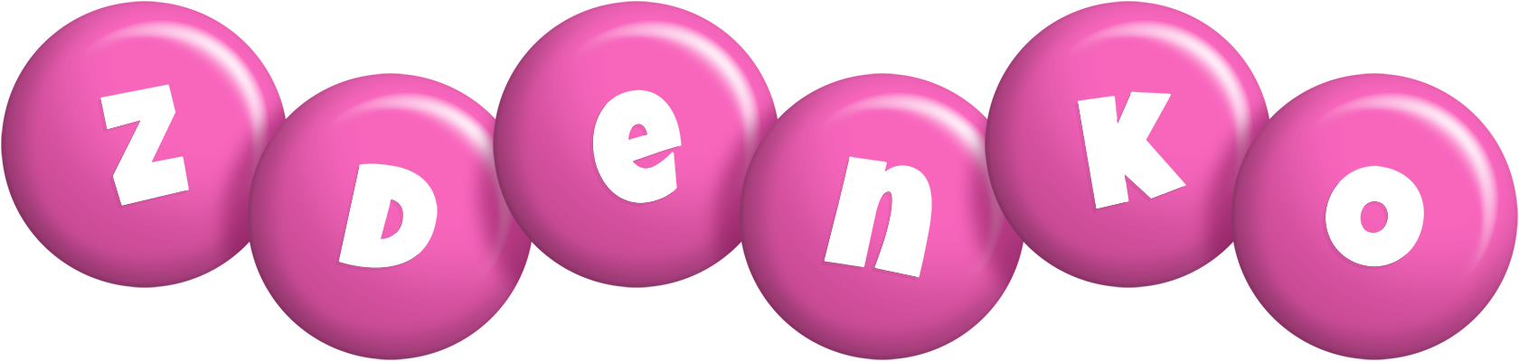 Zdenko candy-pink logo