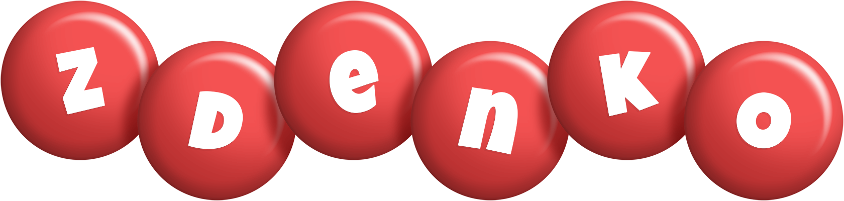 Zdenko candy-red logo