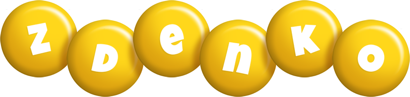 Zdenko candy-yellow logo