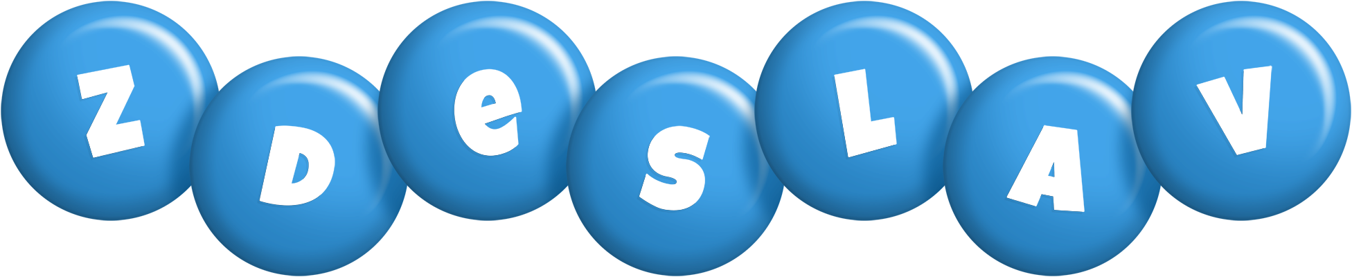 Zdeslav candy-blue logo