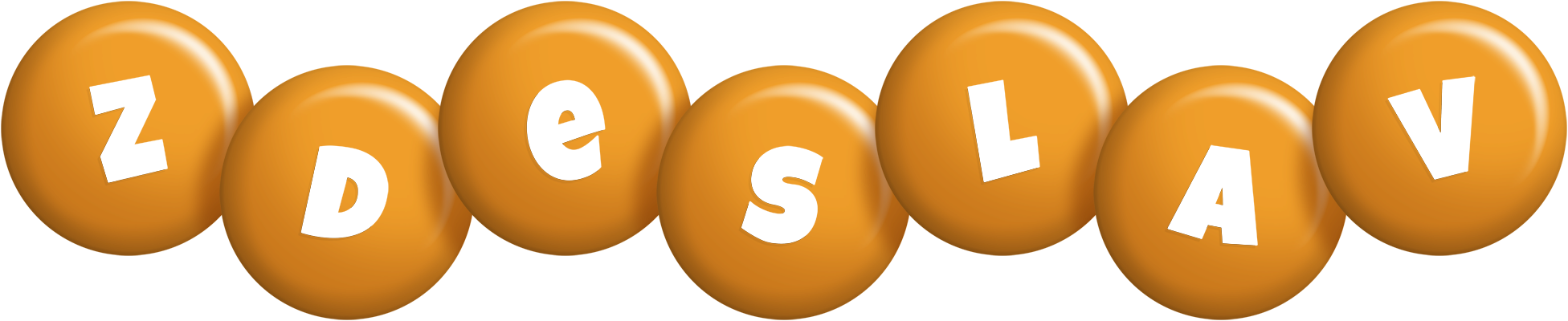 Zdeslav candy-orange logo