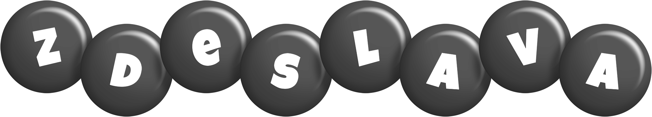 Zdeslava candy-black logo