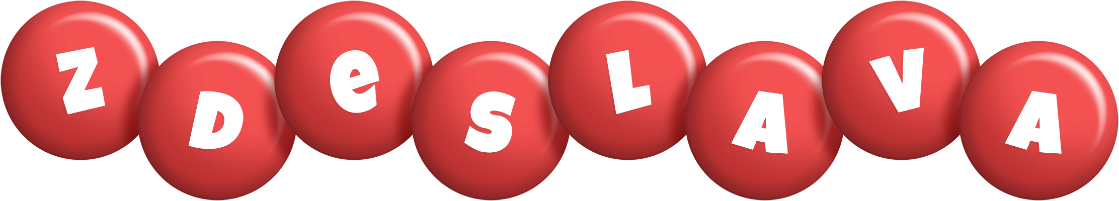 Zdeslava candy-red logo