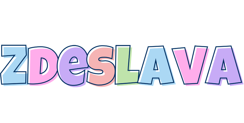 Zdeslava pastel logo