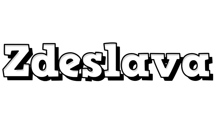 Zdeslava snowing logo