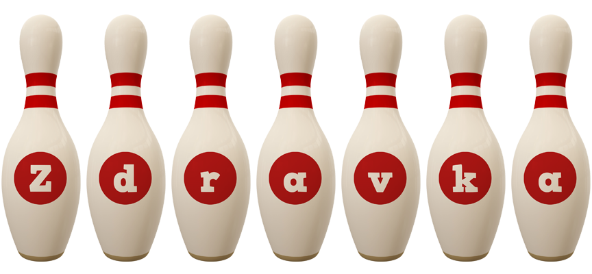 Zdravka bowling-pin logo