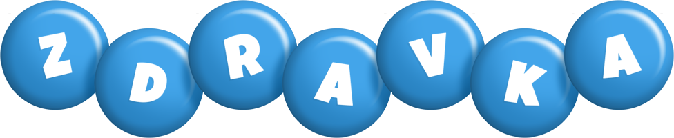 Zdravka candy-blue logo