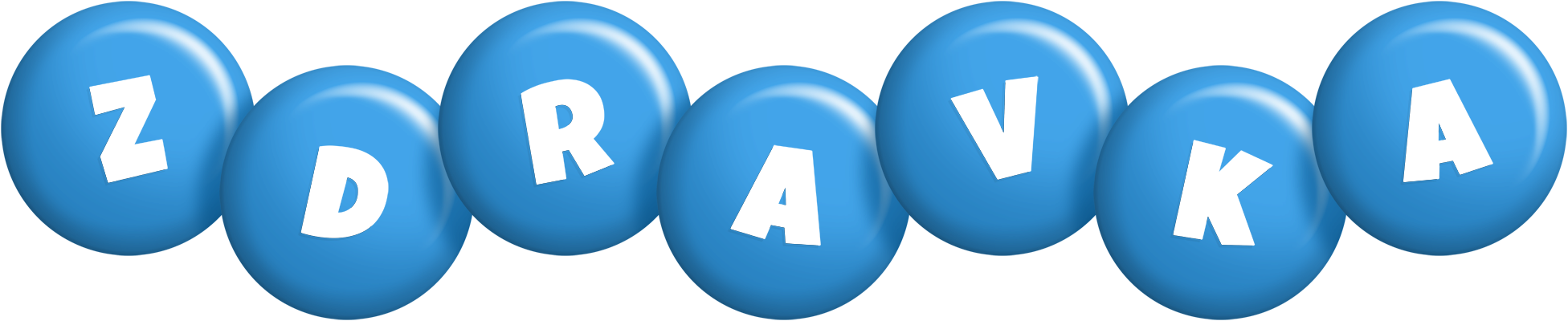 Zdravka candy-blue logo