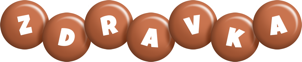 Zdravka candy-brown logo