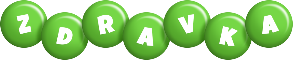 Zdravka candy-green logo