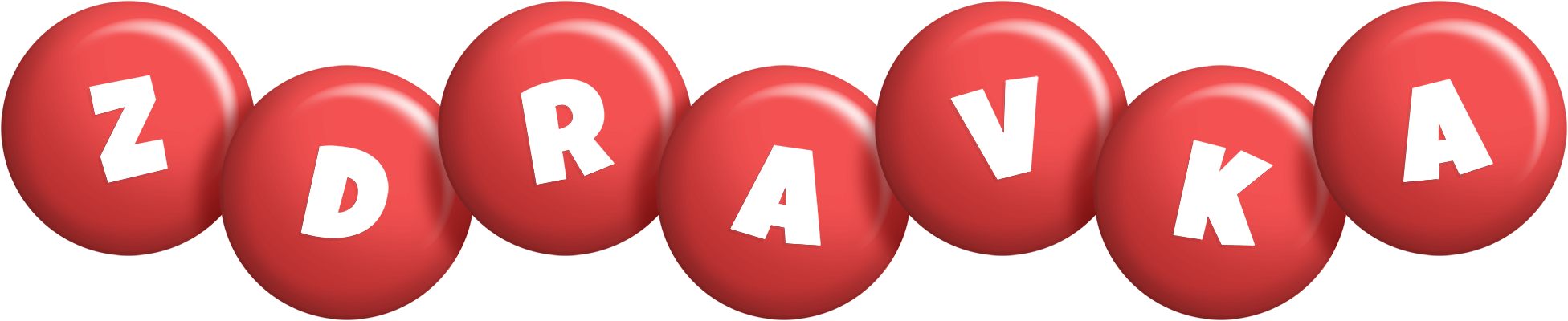 Zdravka candy-red logo