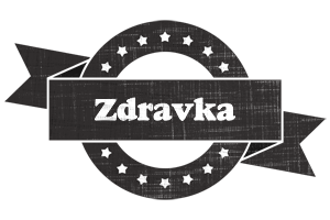 Zdravka grunge logo