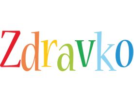 Zdravko birthday logo