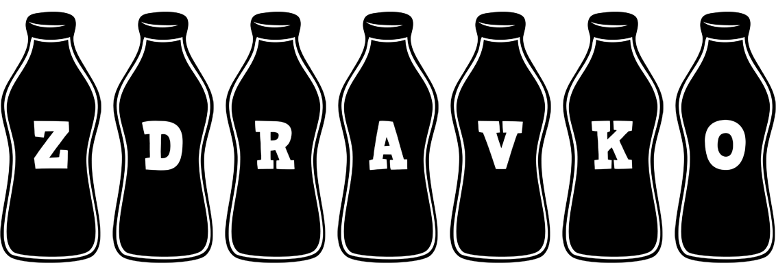 Zdravko bottle logo