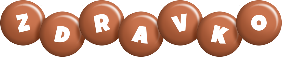 Zdravko candy-brown logo