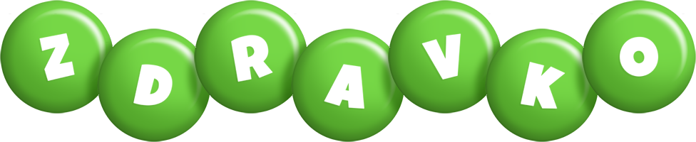 Zdravko candy-green logo