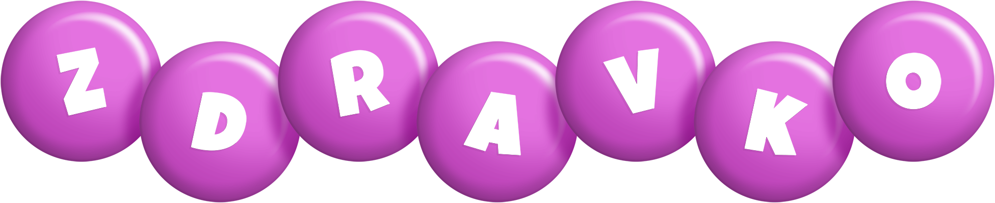 Zdravko candy-purple logo