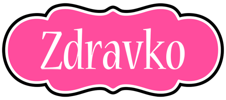 Zdravko invitation logo