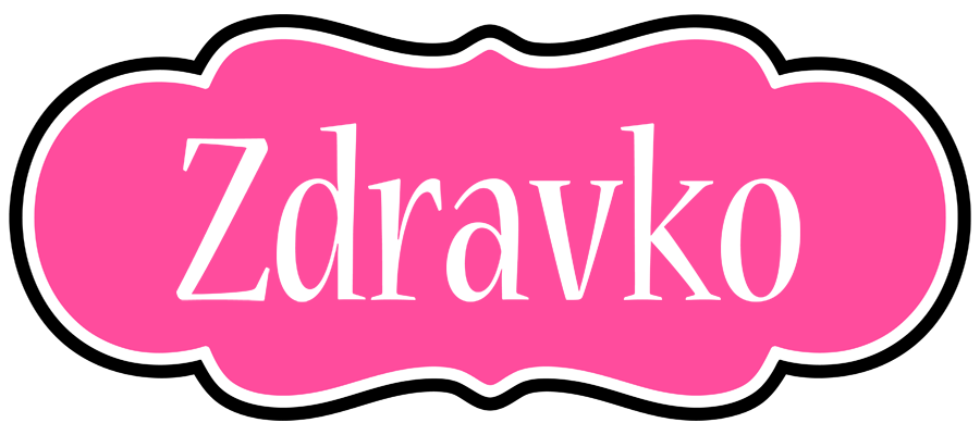 Zdravko invitation logo