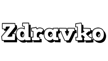 Zdravko snowing logo