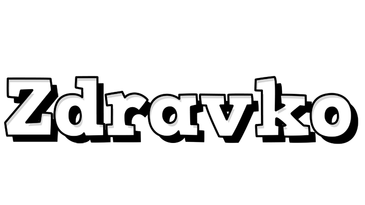 Zdravko snowing logo