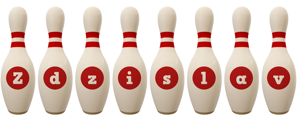 Zdzislav bowling-pin logo