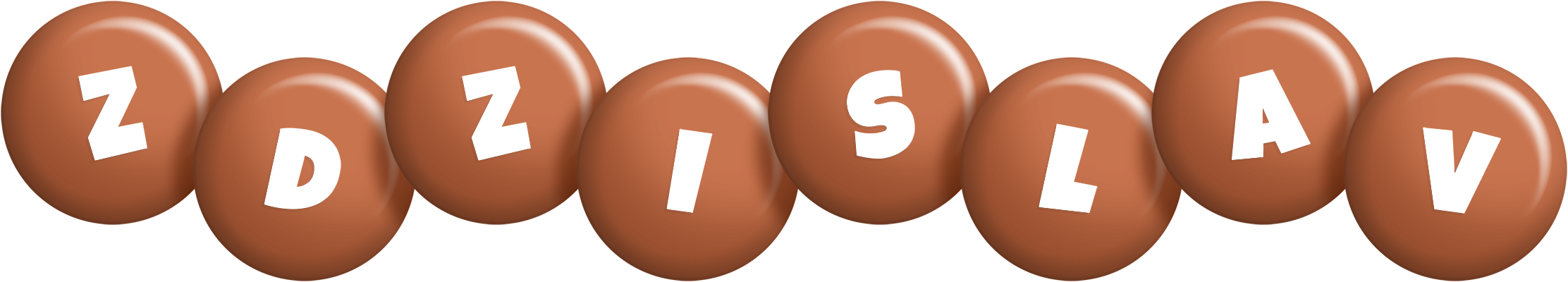 Zdzislav candy-brown logo