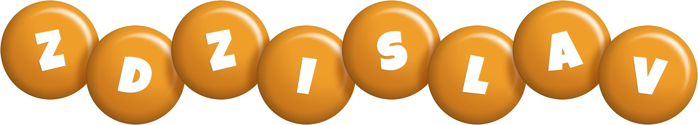 Zdzislav candy-orange logo