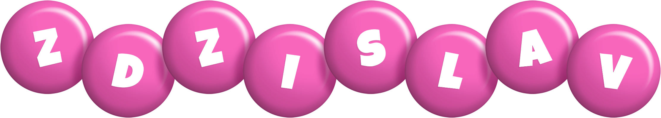 Zdzislav candy-pink logo