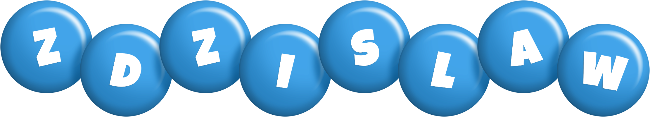 Zdzislaw candy-blue logo
