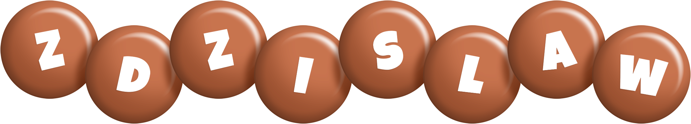 Zdzislaw candy-brown logo