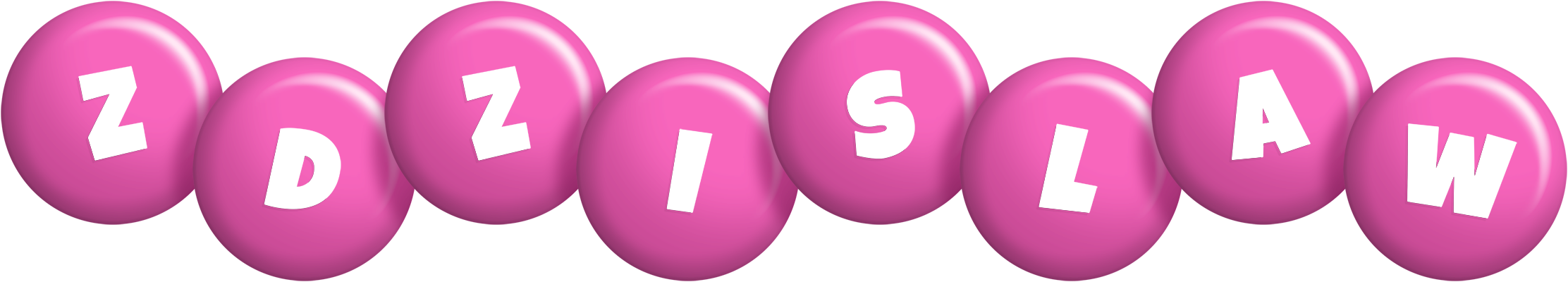 Zdzislaw candy-pink logo