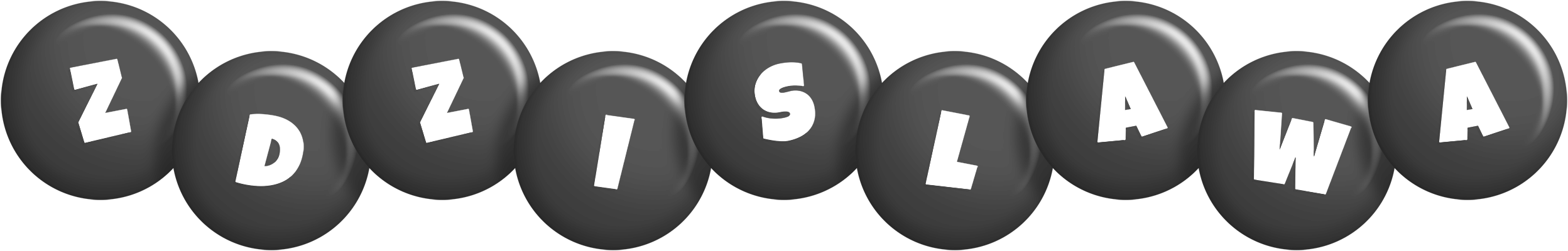 Zdzislawa candy-black logo